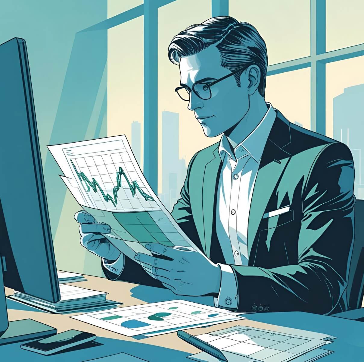 Illustration showing key finance terms everyone should understand