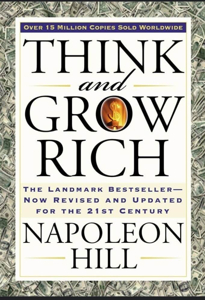 Cover image of Think and Grow Rich book by Napoleon Hill